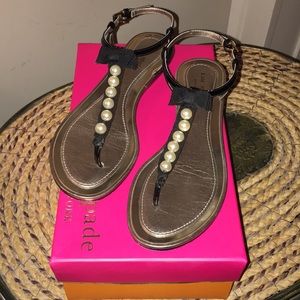 Kate Spade Ivanka Ankle Strapped Patent Sandal